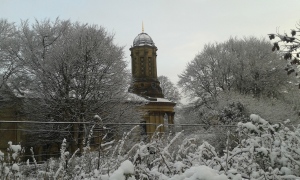 My village of Saltaire in the snow