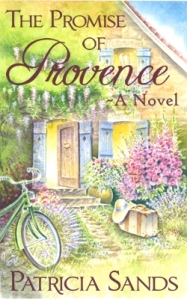 the promise of provence, france book tours, patricia sands, romance novel