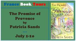 patricia sands, france book tours, promise of provence, romance novel