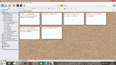 helena fairfax, scrivener