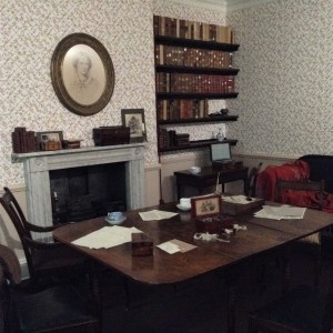 Helena Fairfax, freelance editor. Bronte parsonage, Haworth